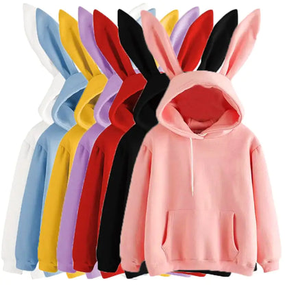 Harajuku Guardian Rabbit Hooded Sweatshirt